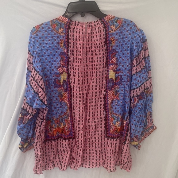 Anthropologie | BEADED PEASANT BLOUSE | XS - Picture 8 of 8